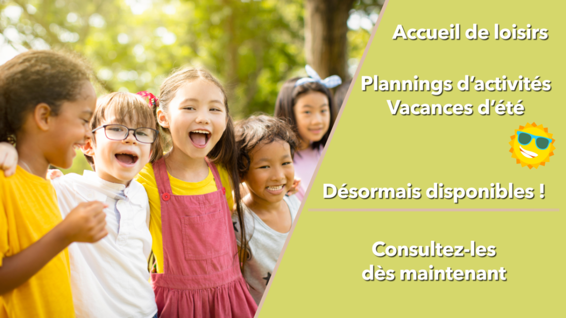 Visuel des vacances d'été à l'accueil de loisirs