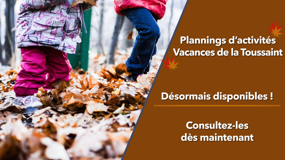 Visuel pour les vacances de la Toussaint