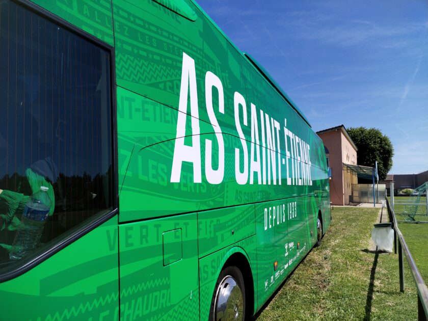 Image du bus professionnel de l'ASSE