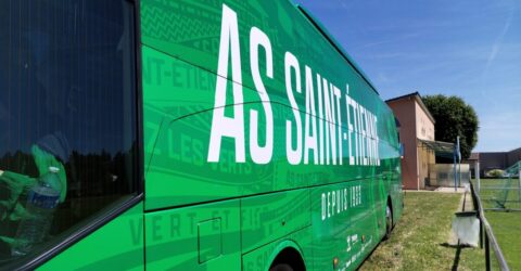 Image du bus professionnel de l'ASSE