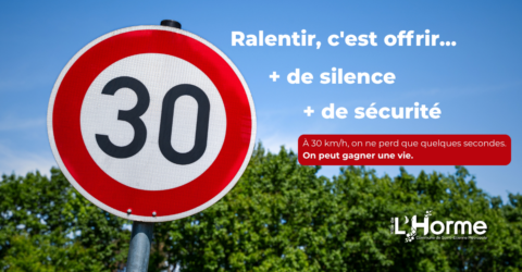Visuel pour le passage en zone 30 km/h